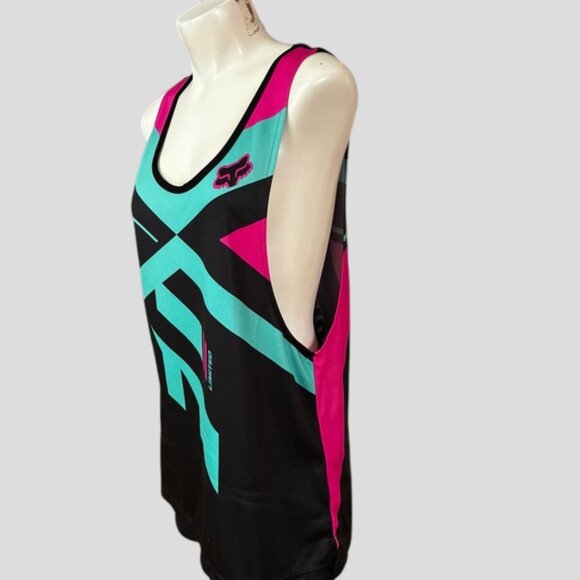 Fox Racing Womens Divizion Tech Muscle Tank Shirt Size Medium - Picture 3 of 11